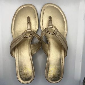 LILLY PULITZER McKim Wedge - Gold Metallic 8.5